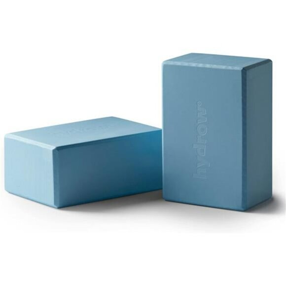 Hydrow Yoga Block EVA Foam Supportive Lightweight Blue Pilates Meditation Prop - Picture 1 of 7